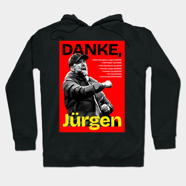 Danke, Jurgen Hoodie by RJWLTG